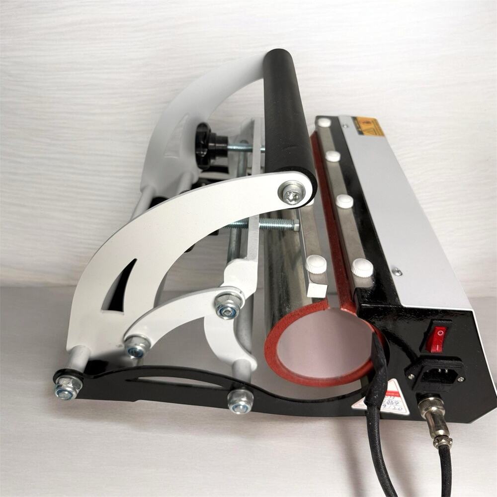 Gigu Heated Sealer Heat Press Machine w/ Control Panel, White/Black
